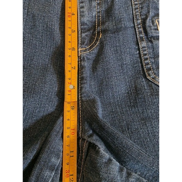 Style & Co Women's Bermuda Shorts Size 12 Dark Wash Stretch Denim Zipper Pocket - Picture 6 of 7